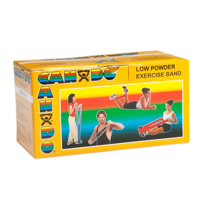 CanDo Low Powder Exercise Band Rolls, 6 yard, Gold, 3X Heavy - Image 1