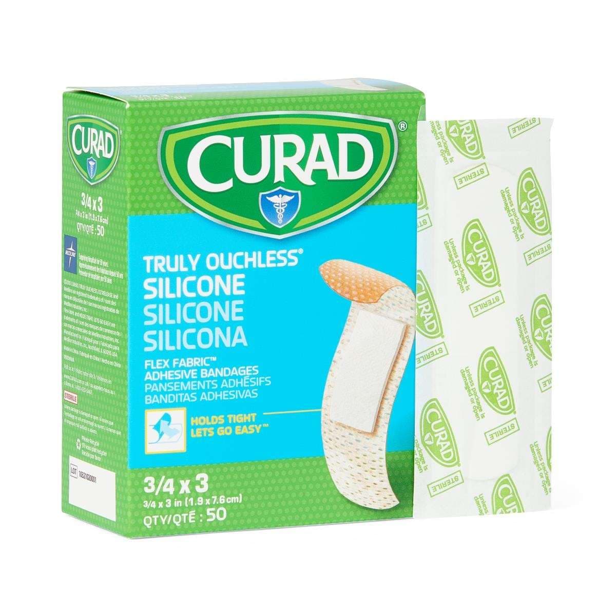 Curad Silicone Adhesive Bandages - Image 1
