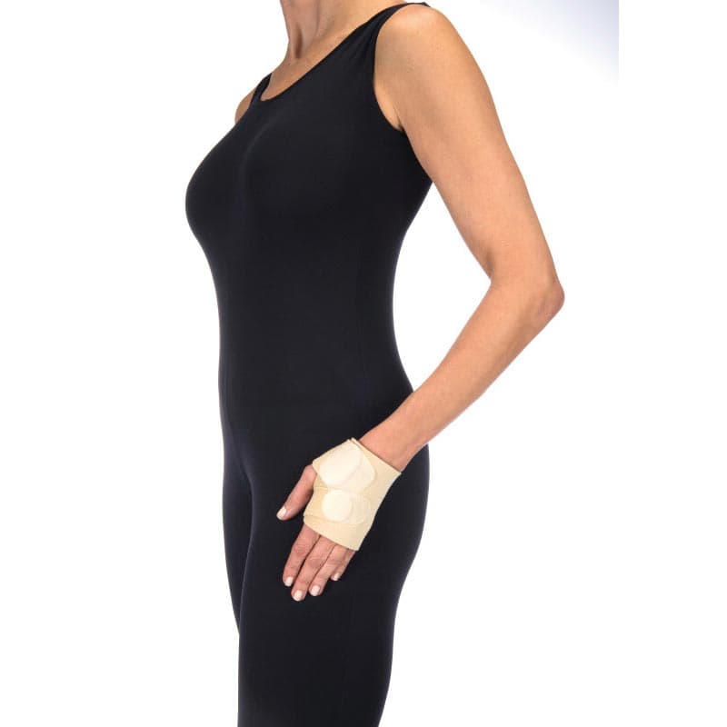 Jobst Farrow Lite Hand Gauntlet AMBI with Foam, Tan - Image 1