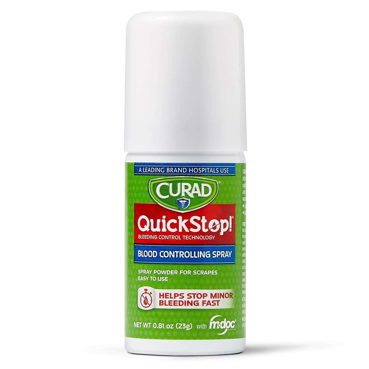 Curad Quickstop Spray, 0.81oz - Case of 24 - Image 1