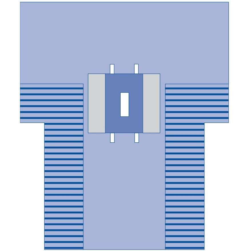 Medline Laparotomy Surgical Drape with Pouches - Image 1