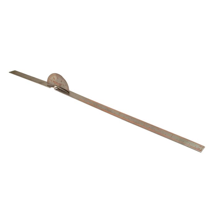 Baseline 180 degree joint Metal Goniometer, 18" Legs, Large - Image 1