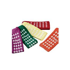 Posey Soft Terry cloth Fall Management Socks, Large, Red - Package of 2 - Image 1