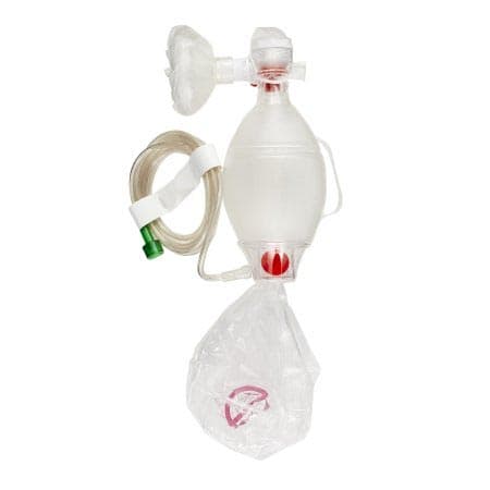 Spur II Resuscitator 2600 mL Bag 2600 mL Bag Pediatric Size Disposable Pediatric