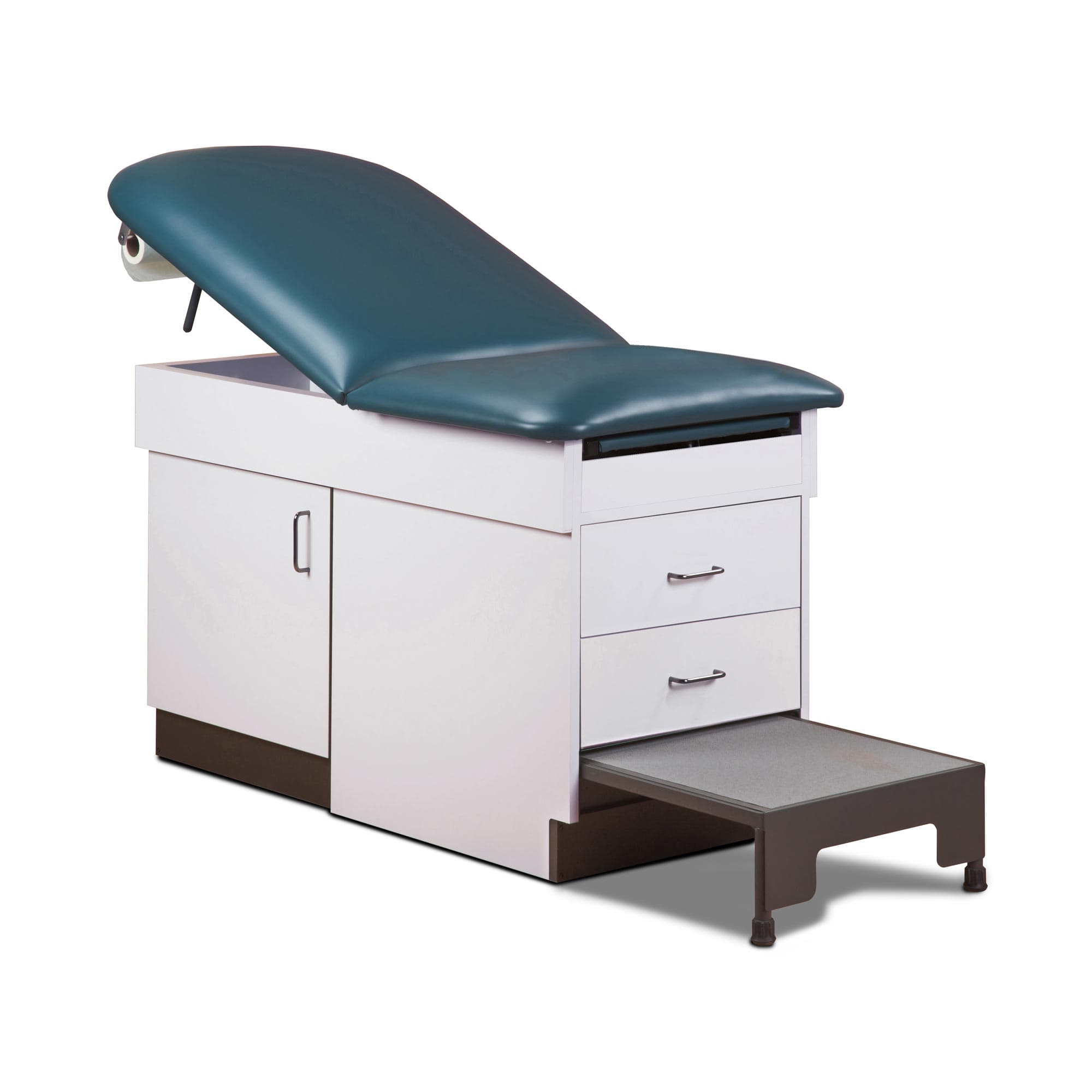 Clinton cabinet style space saver treatment table with step stool - Image 2