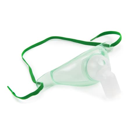 McKesson Tracheostomy Mask Clear Adjustable Head Strap without valve One Size Fits Most