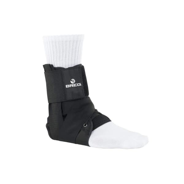 Breg Open Heel Ankle Brace, Black
