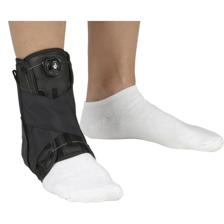 Deroyal Ankle Brace Black Lace-Up Left or Right Foot - Image 1