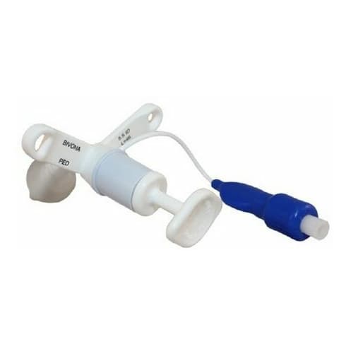 Smiths Bivona Aire-Cuf Pediatric V Neck Flange Tracheostomy Tube - Image 1