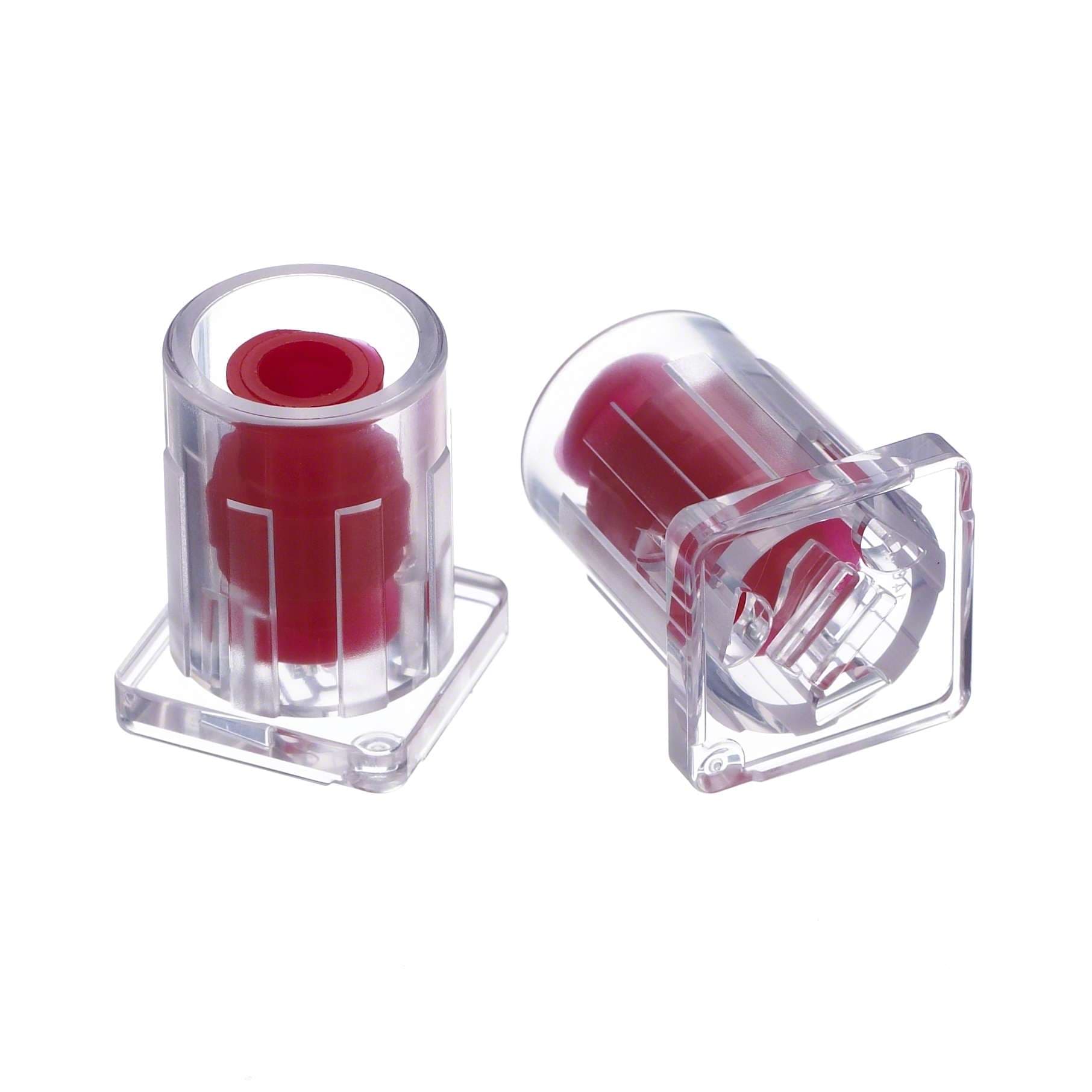 B. Braun Tamper Evident Syringe Cap, Red - Case of 500
