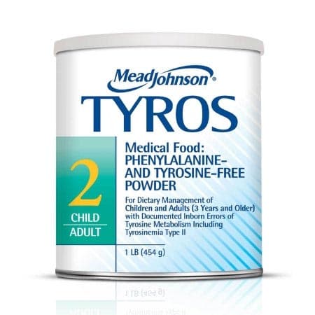 Mead Johnson Tyros 2 Phenylalanine and Tyrosine Free Medical Food