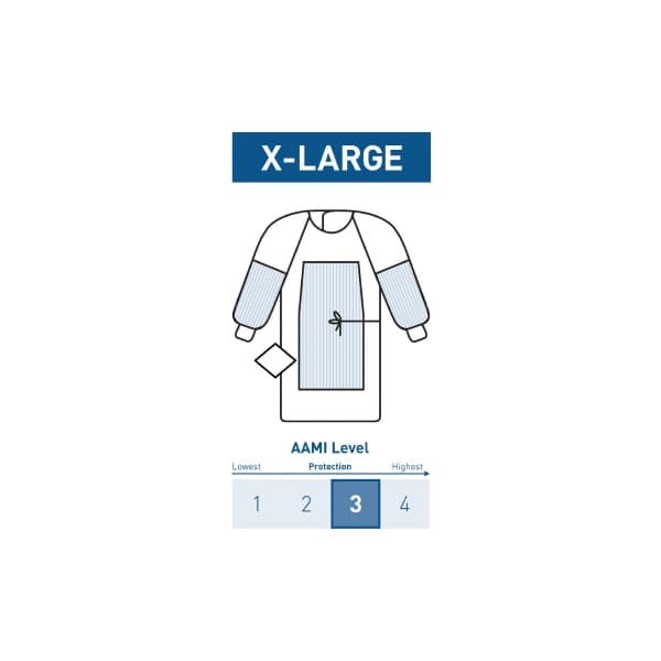 McKesson Fabric-Reinforced Surgical Gown with Towel - Image 1