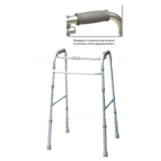 Lumex Single Release Folding Walker - Case of 4