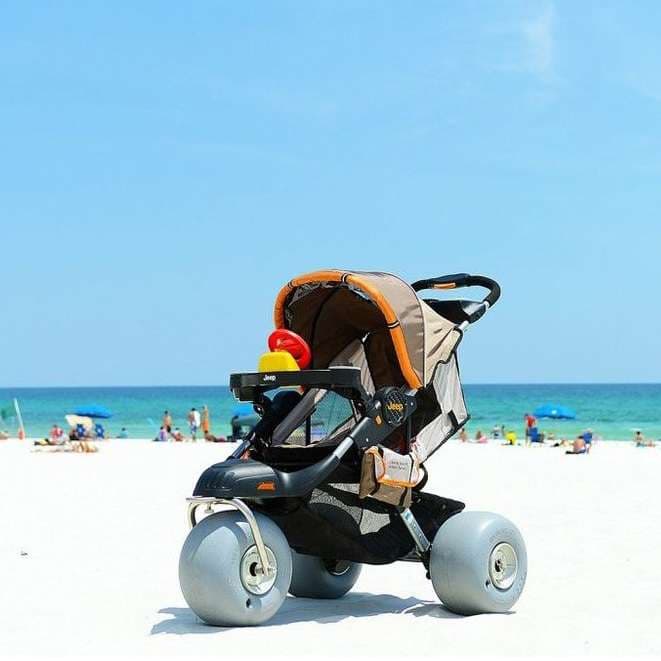 Baby bug aluminum beach jogger stroller