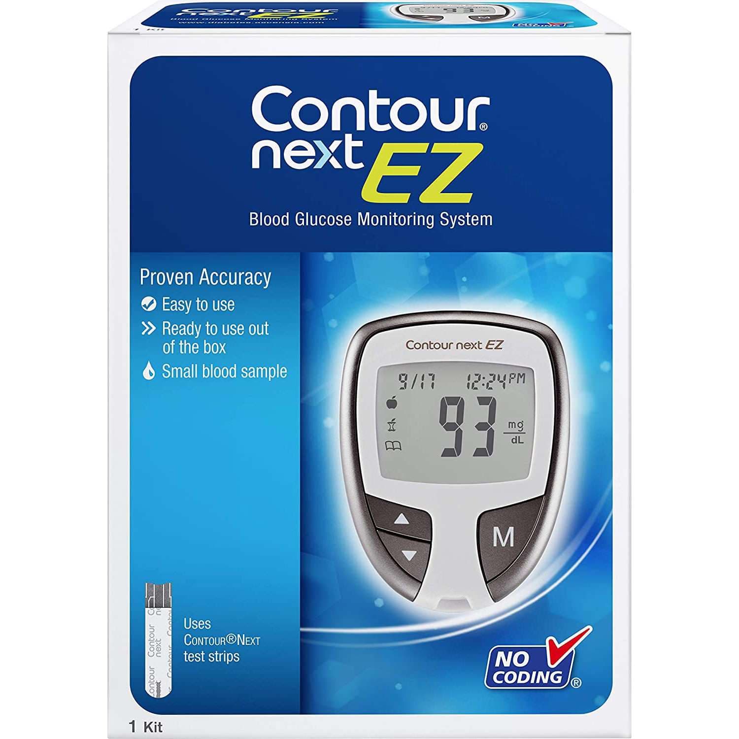 Contour Next EZ Blood Glucose Monitoring System - Image 2
