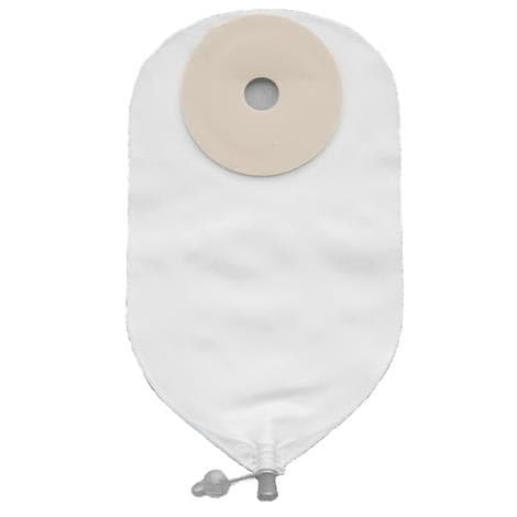 NuFlex Round 1 Piece Urinary Precut Flat Ostomy Pouch - Image 1