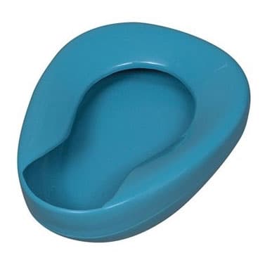 DMI Deluxe Plastic Contoured Bedpan, Blue - Image 1