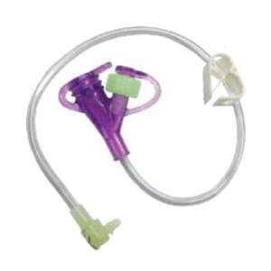 AMT G-JET Gastric Extension Set with Purple Hybrid Y-Port - Image 1