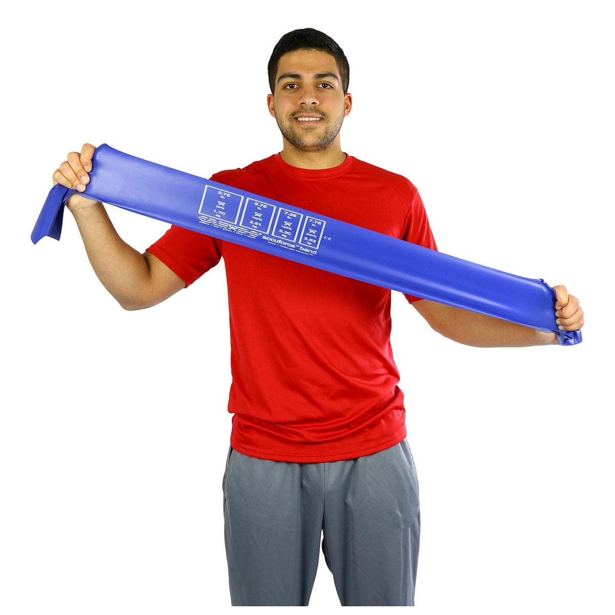 CanDo AccuForce 4 Feet Exercise Band Set - Image 2