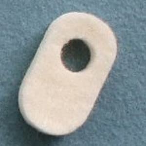 McKesson Pedi-Pad Size 101-A Protective Pad 1/8 Inch Thick Adhesive White - Image 2