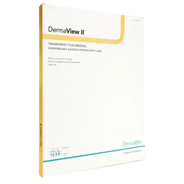 DermaView II Transparent Adhesive Film Wound Dressing With Label - Image 4