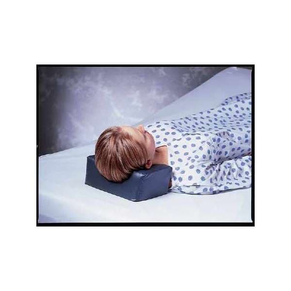 Medline Noninflatable Neck Support Cradle With Dark Blue Nylex Cover, 9 W x 8-1/4 D x 4 H Inch - Image 1