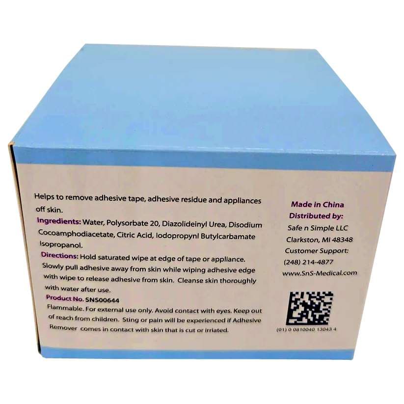 Safe N Simple Extra Large Adhesive Remover Wipe - Image 2