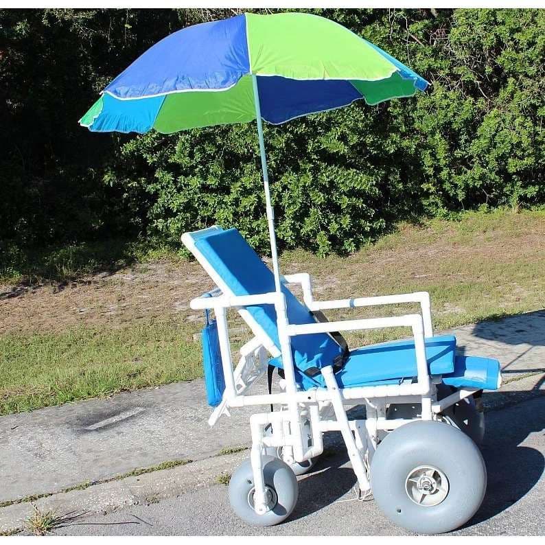 Healthline Rolleez PVC Beach Wheelchair - Image 7