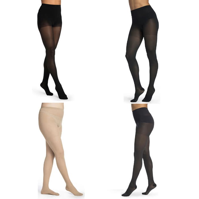 Sigvaris Women's Style Medium Sheer Closed Toe Compression Pantyhose, 20-30mmHg - Image 1