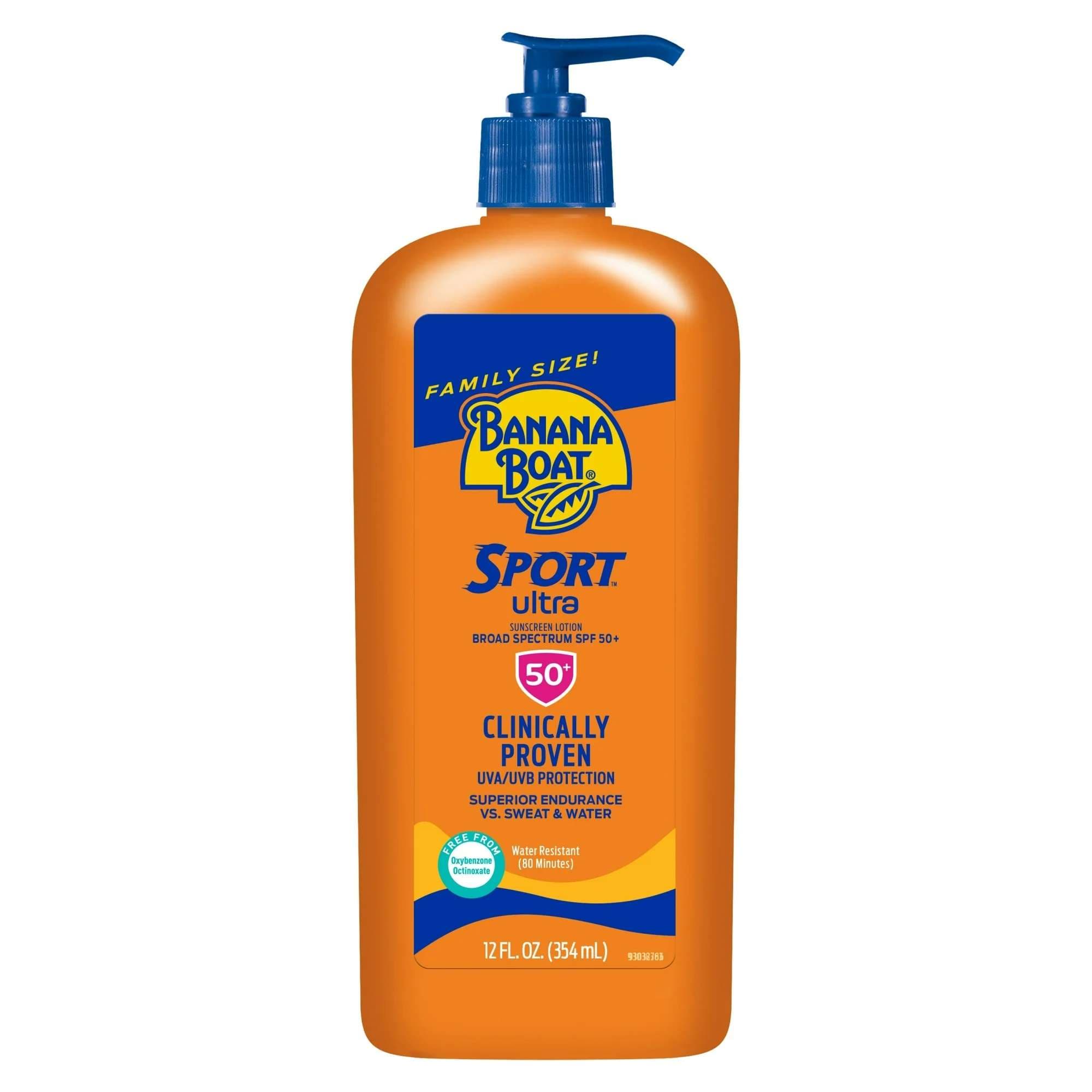 Banana Boat Sport SPF 50 Performance Sunscreen Lotion, 12 oz.