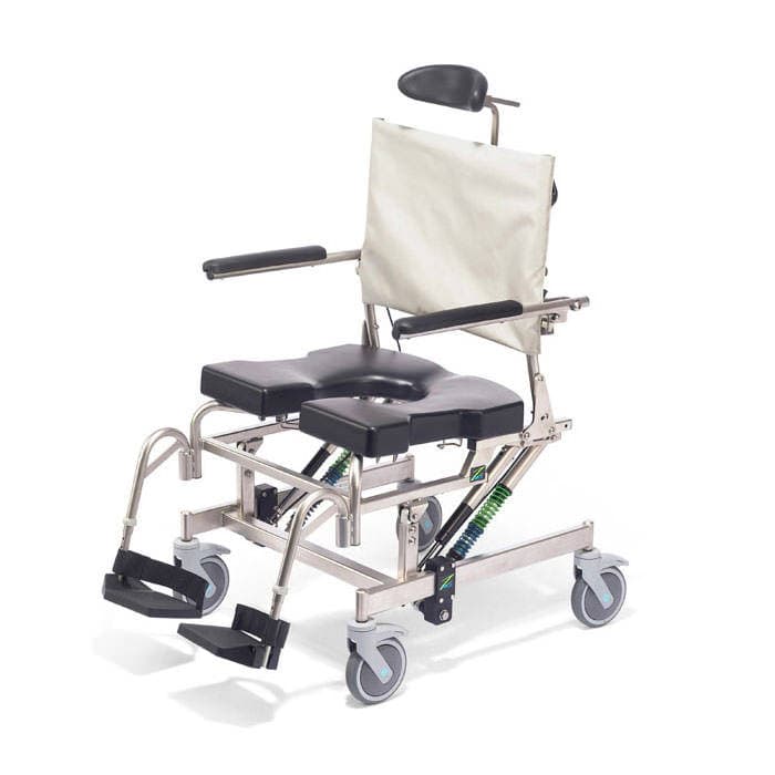 Raz design AT600 bariatric tilt rehab shower commode chair - Image 2