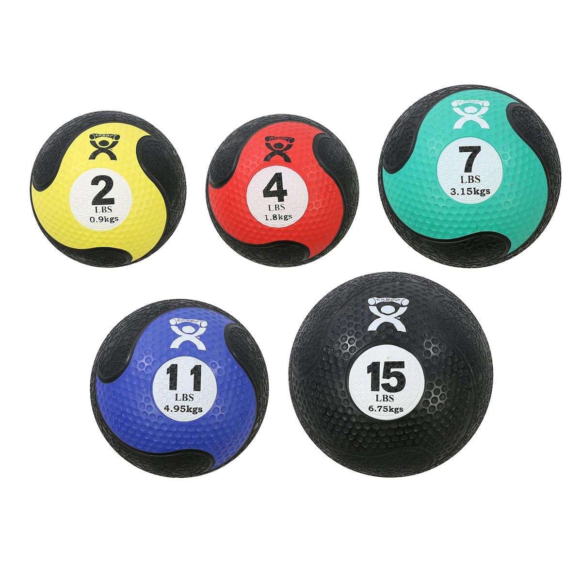 CanDo Firm Medicine Ball Set - Set of 5 - Image 1