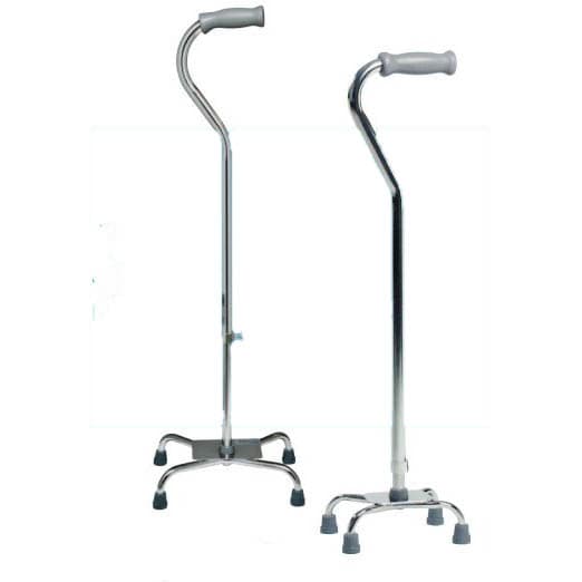 Lumex Silver Collection Low Profile Quad Cane