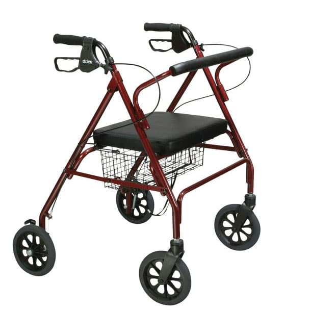 Drive Go-Lite bariatric steel rollator
