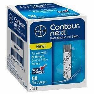 Bayer Contour Next Blood Glucose Test Strip - Box of 50