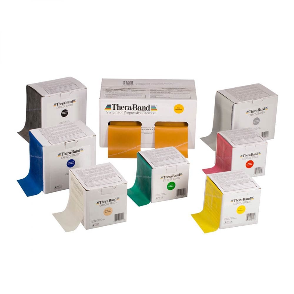 TheraBand Professional Latex Resistance Bands, 5" Wide