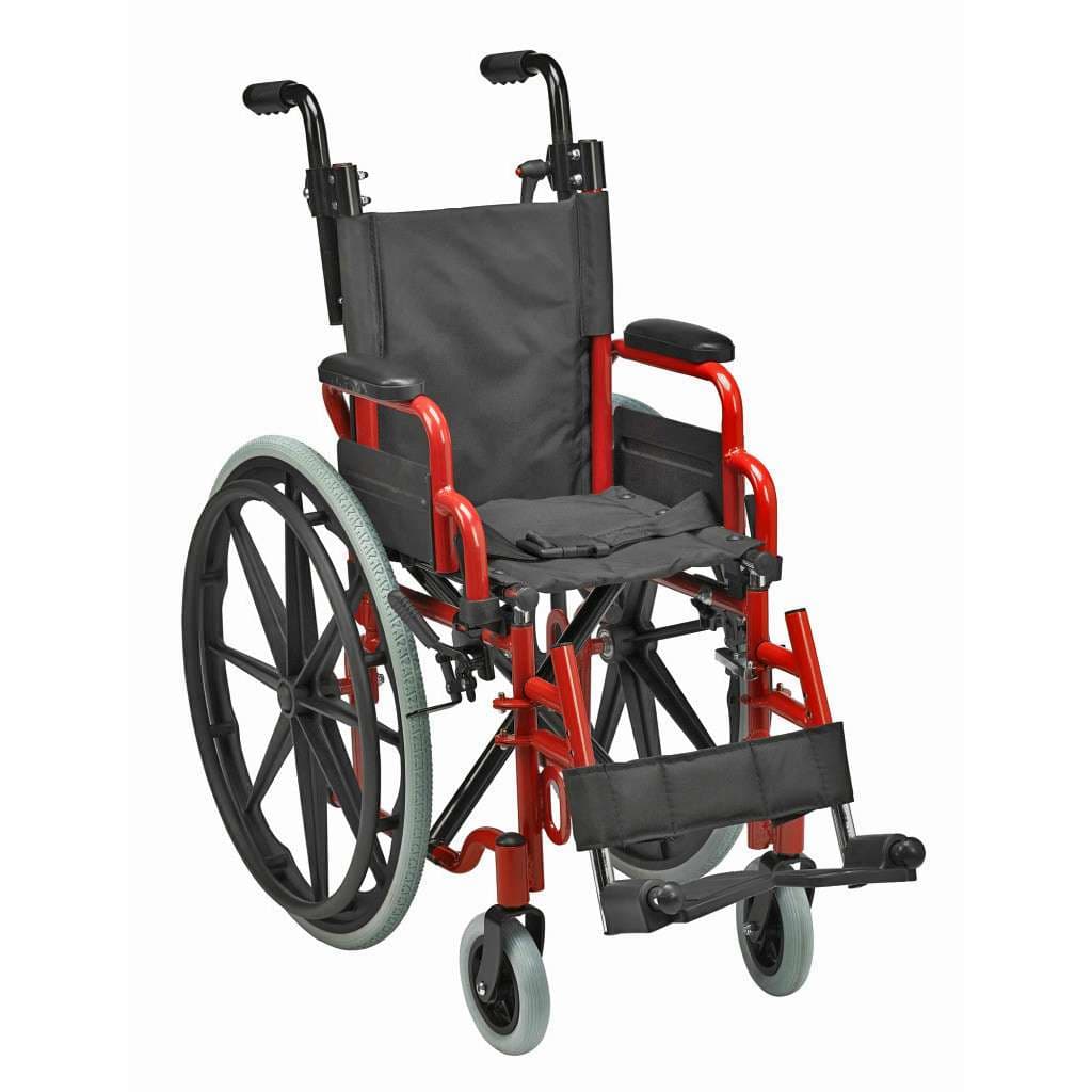 Drive Medical Wallaby Pediatric Folding Wheelchair - Image 2