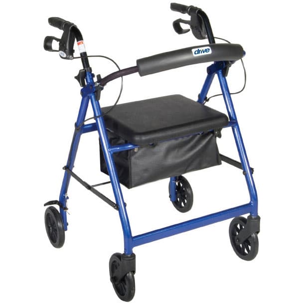 Drive Aluminum Rollator With 6" Casters - Image 1