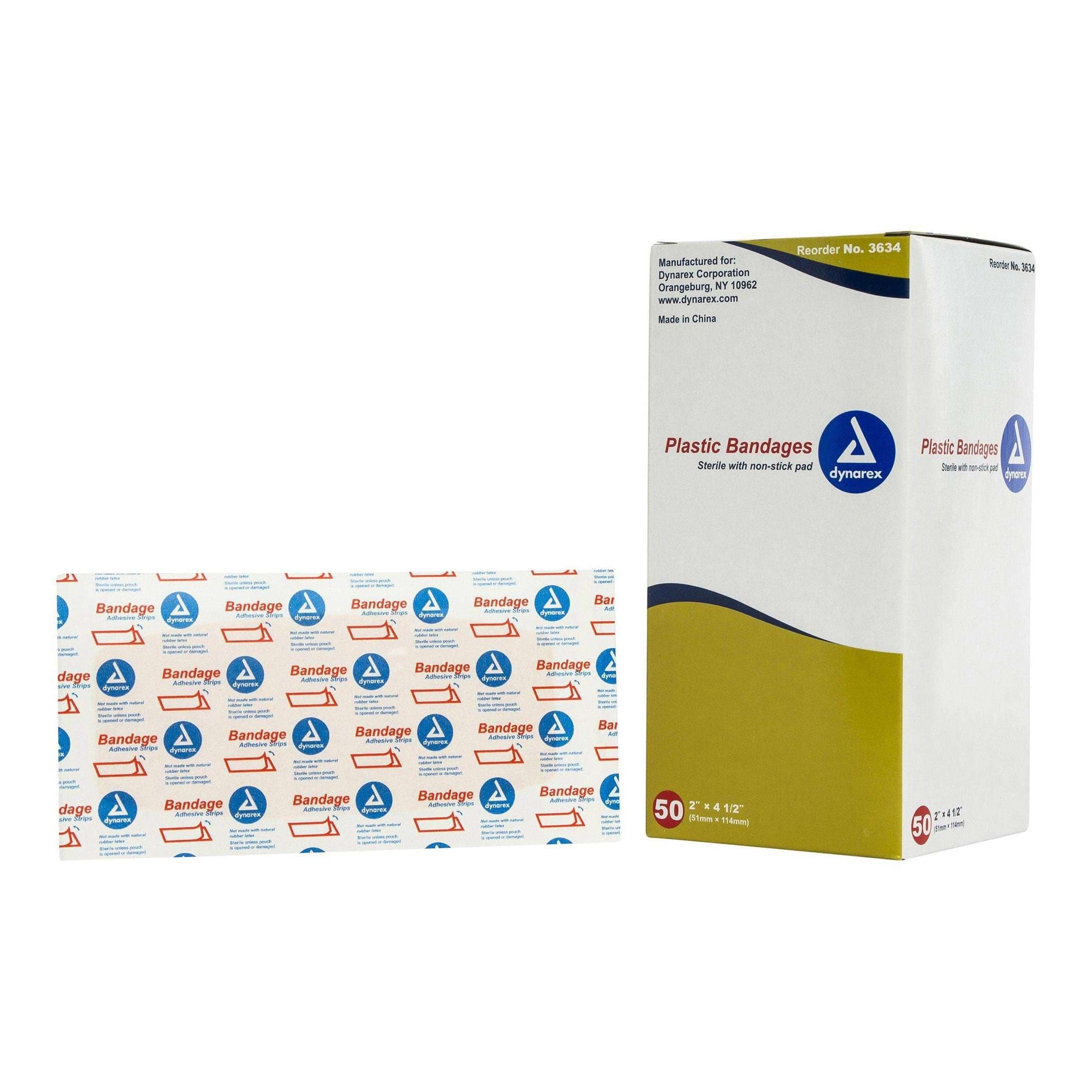 Dynarex Sheer Plastic Adhesive Bandage - Image 3