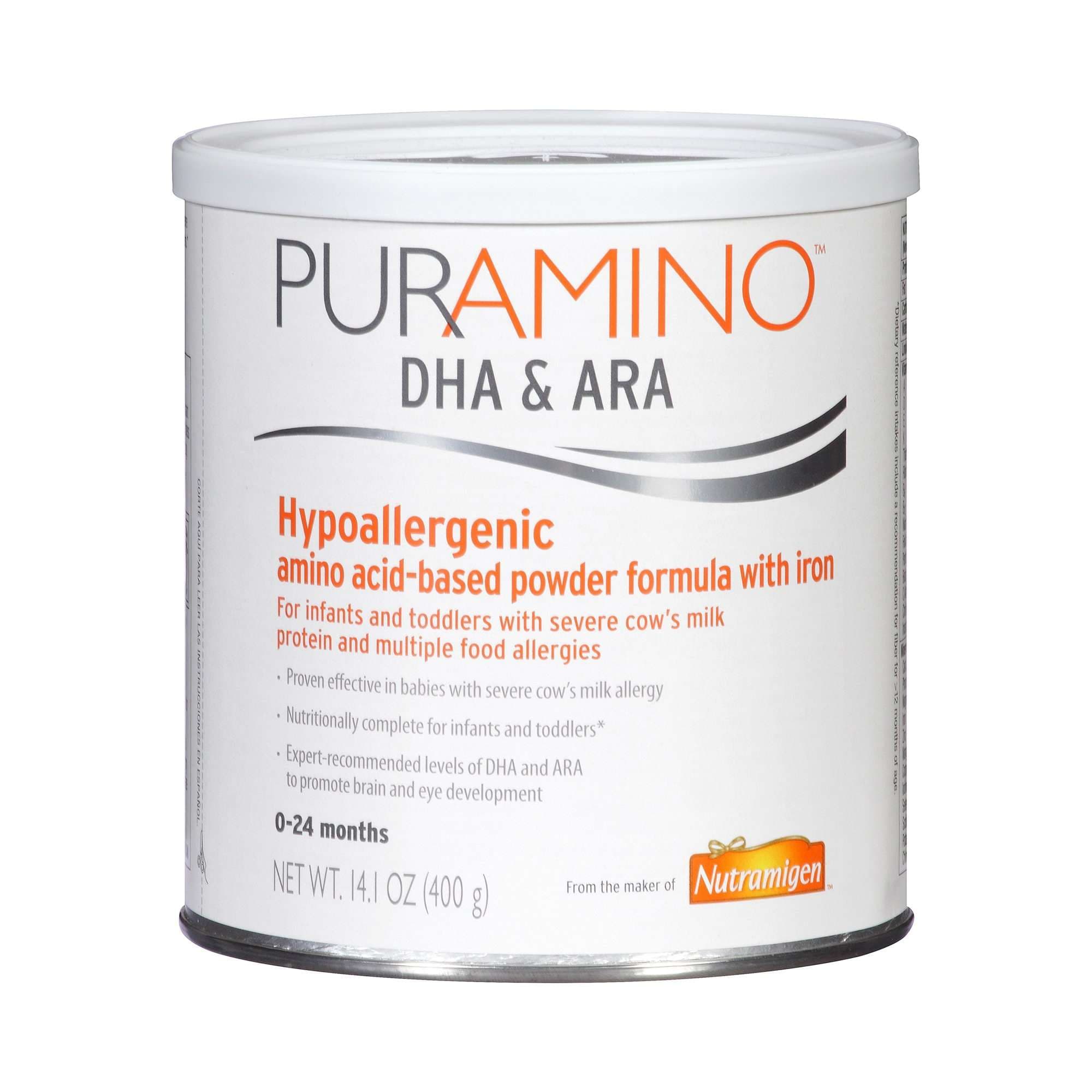 PurAmino Hypoallergenic Amino Acid-Based Infant Formula, Powder