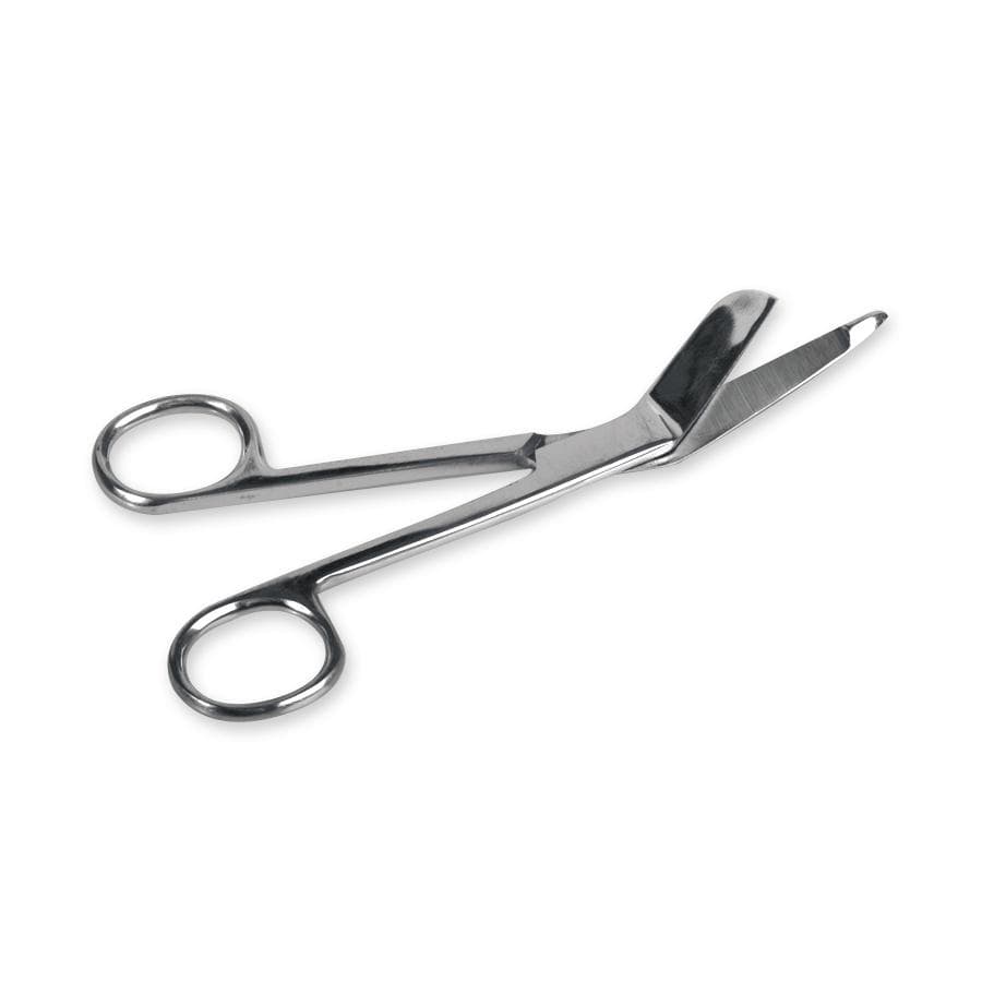 Medline Lister Safety-Angled Bandage Scissors, Sterile, 7.25" - Image 1