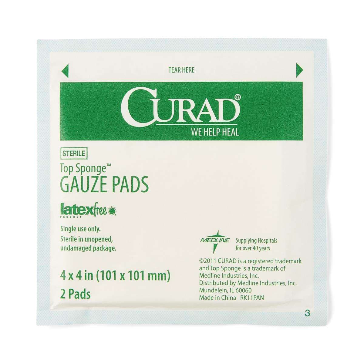 Curad Sterile Post-op Top Sponge Gauze Pads - Image 2