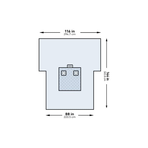 McKesson Orthopedic Bilateral Limb Drape - Image 1