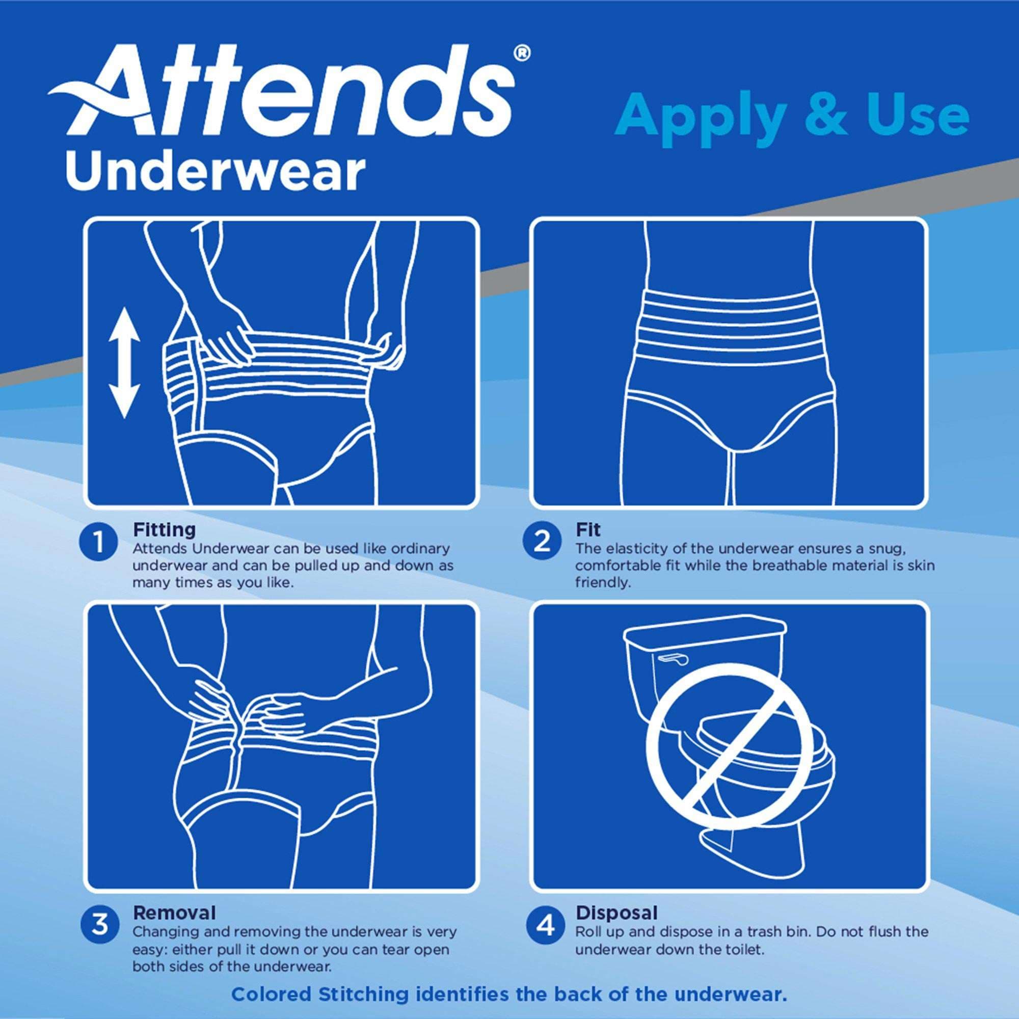 Attends Bariatric Protective Underwear - Image 4
