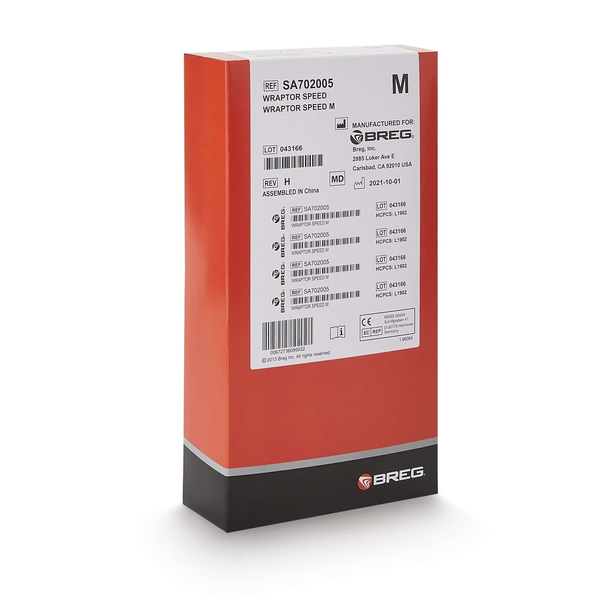 Bregs Wraptor Ankle Stabilizer With Speed Lacers, Black - Image 3