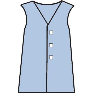 Medline Sterile SMS Surgeons Vest - Case of 30 - Image 2