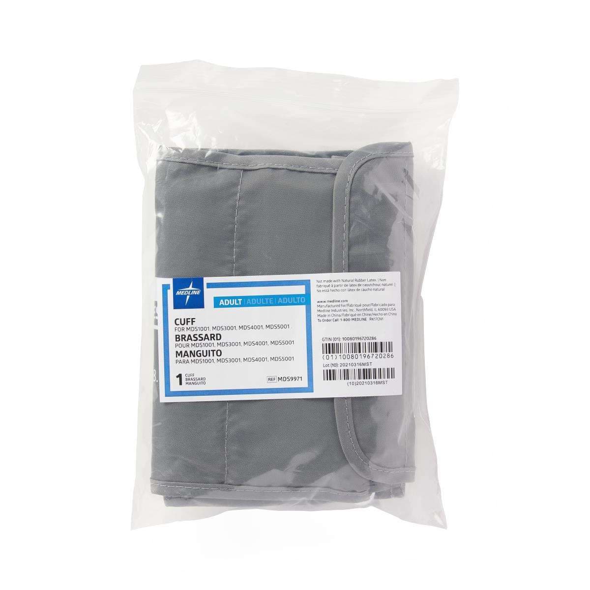 Medline Adult Digital Blood Pressure Monitor Cuff - Image 1