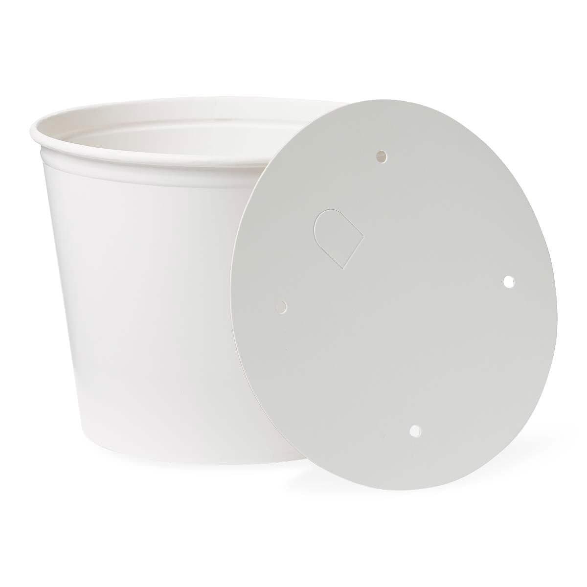 Medline Disposable Paper Bucket and Lid Combos