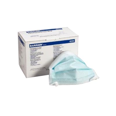 Barrier Extra Protection ASTM Level 3 Surgical Mask, Blue - Image 1