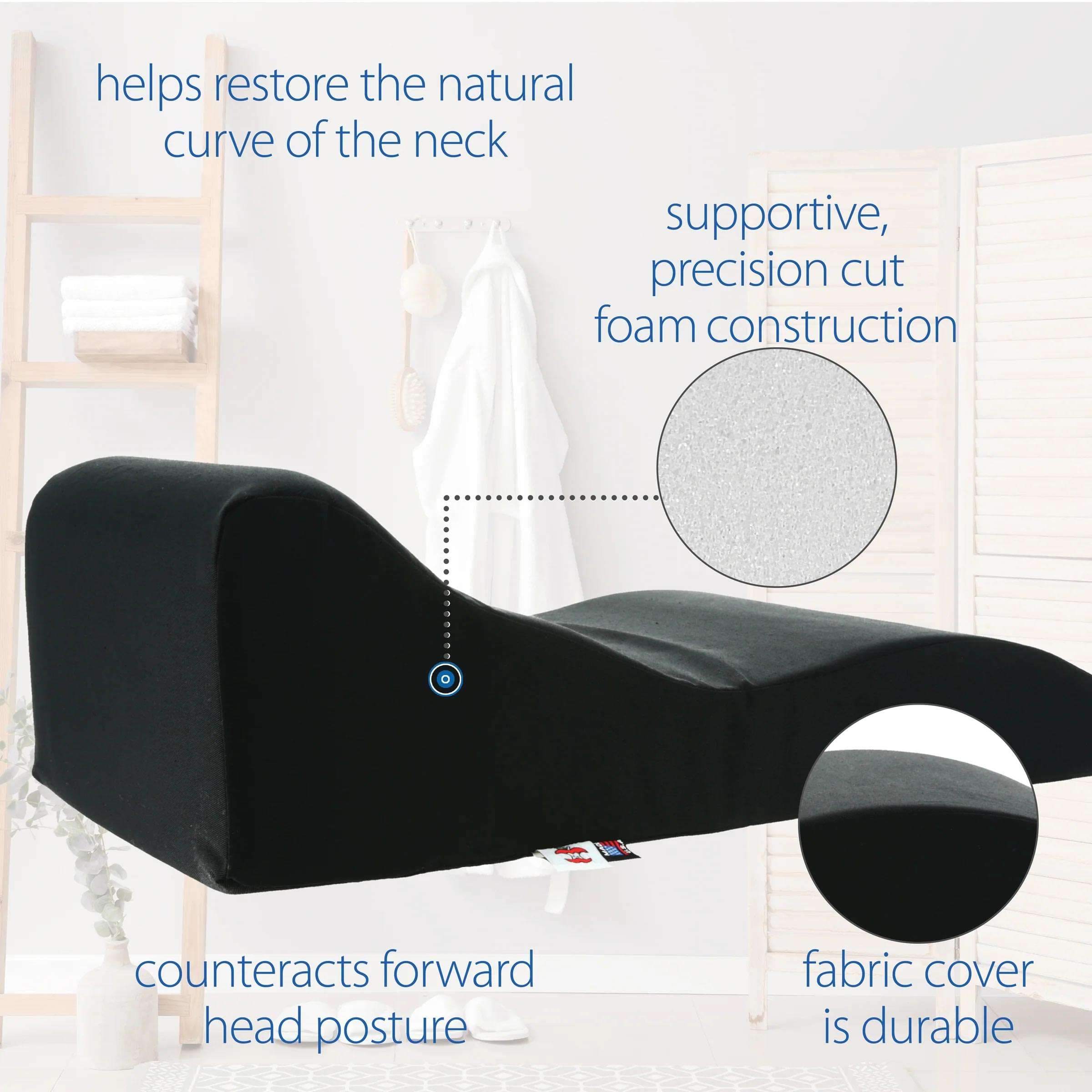 Core Soothe-A-Ciser Fabric Cervical Traction Cushion - Image 5